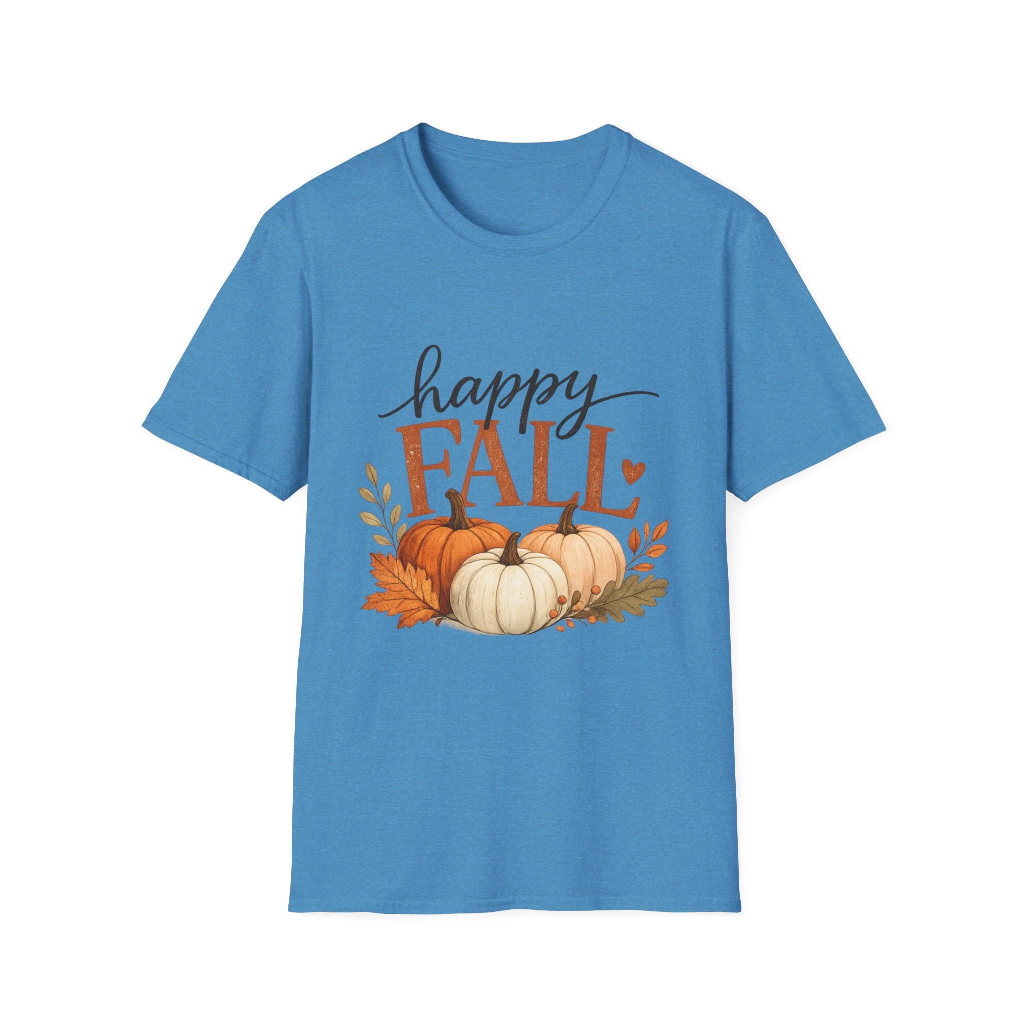 Happy Fall T-Shirt — Autumn Pumpkin Harvest Graphic Tee