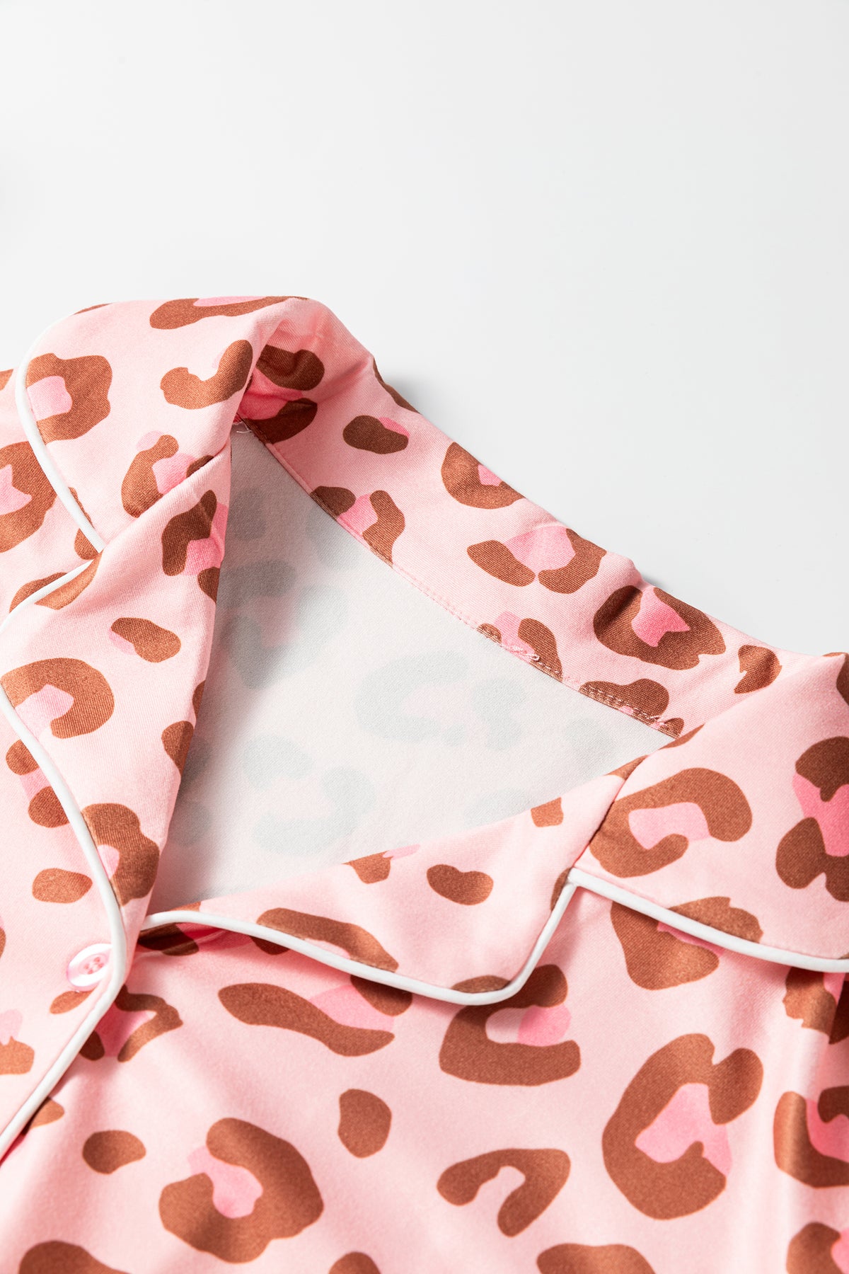 Pink Leopard Pajama Set