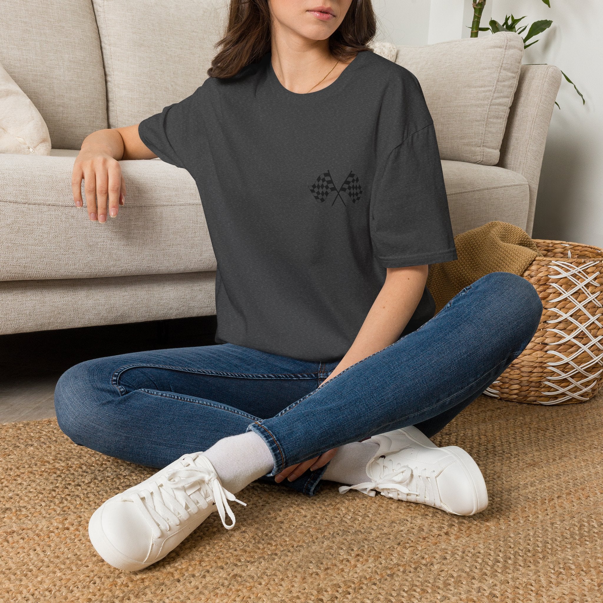 Checkered Race Day Tee