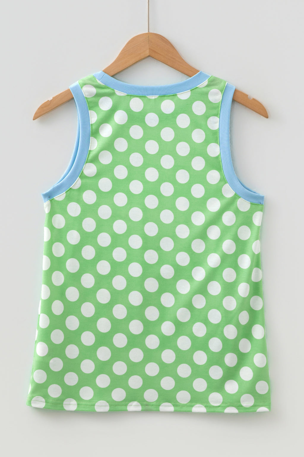Green Polka Dot Tank Top