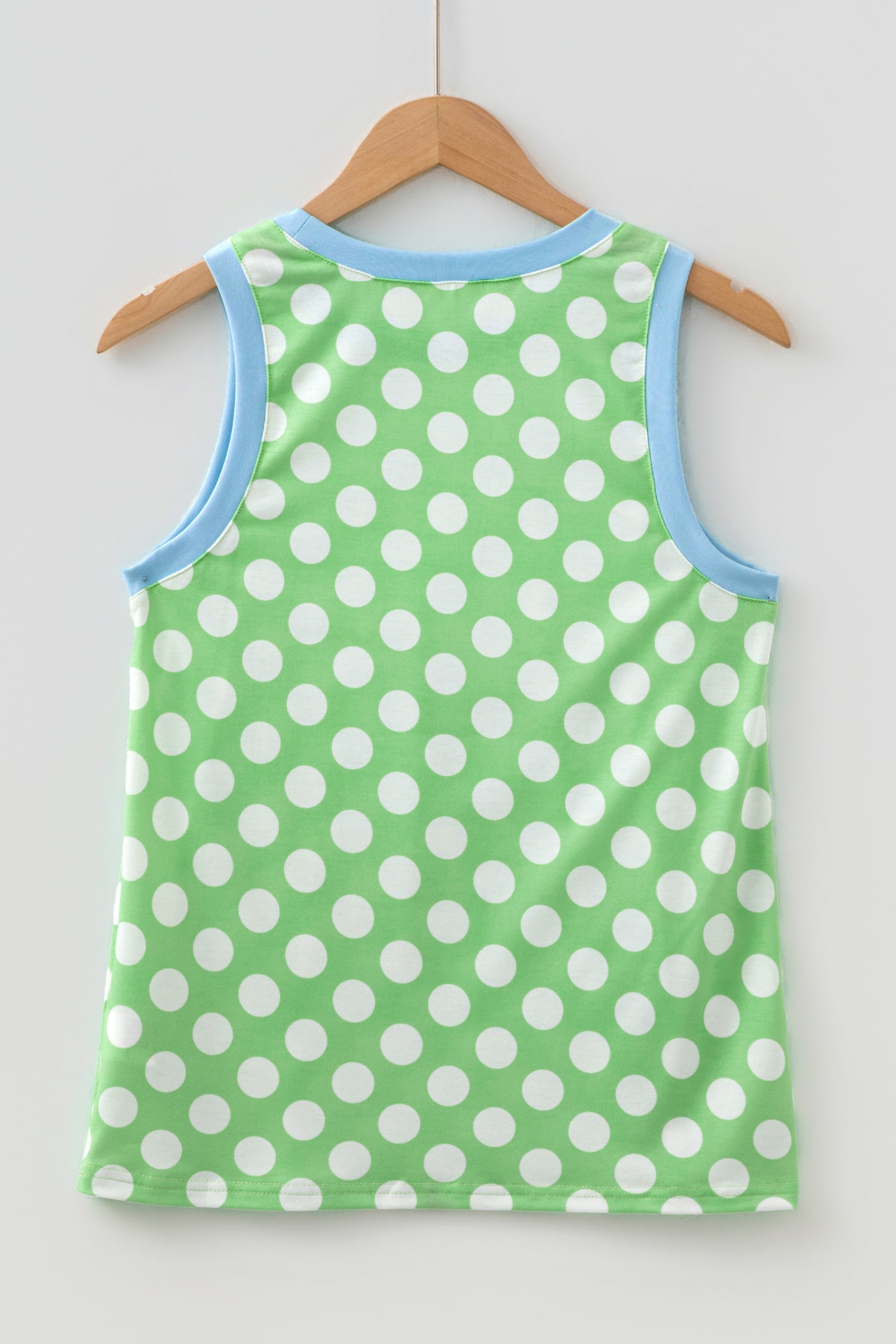 Green Polka Dot Tank Top