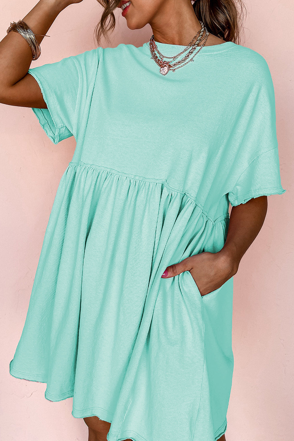 Babydoll Dress with Pockets