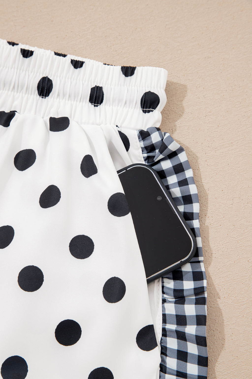 Polka Dot Ruffle Shorts