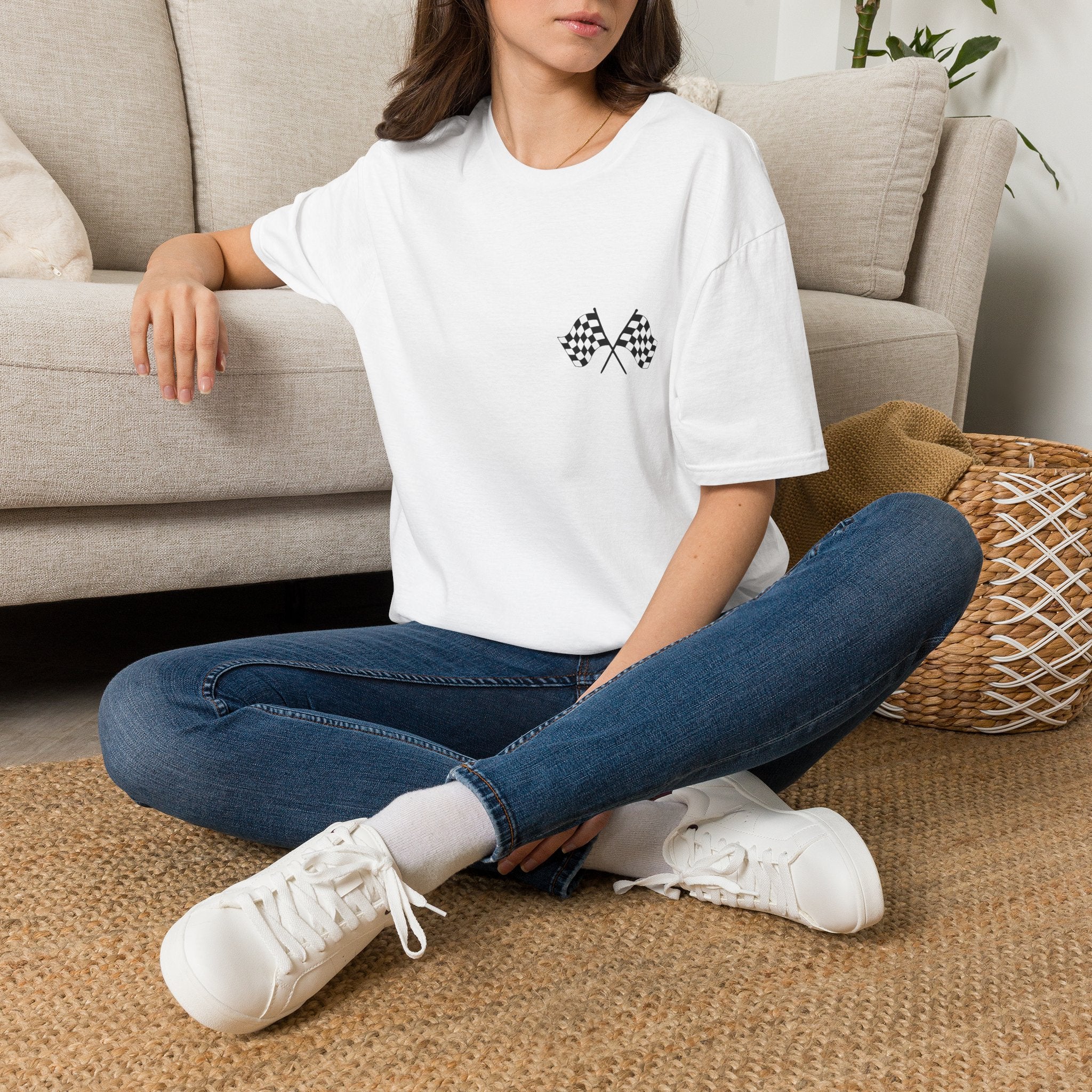 Checkered Race Day Tee