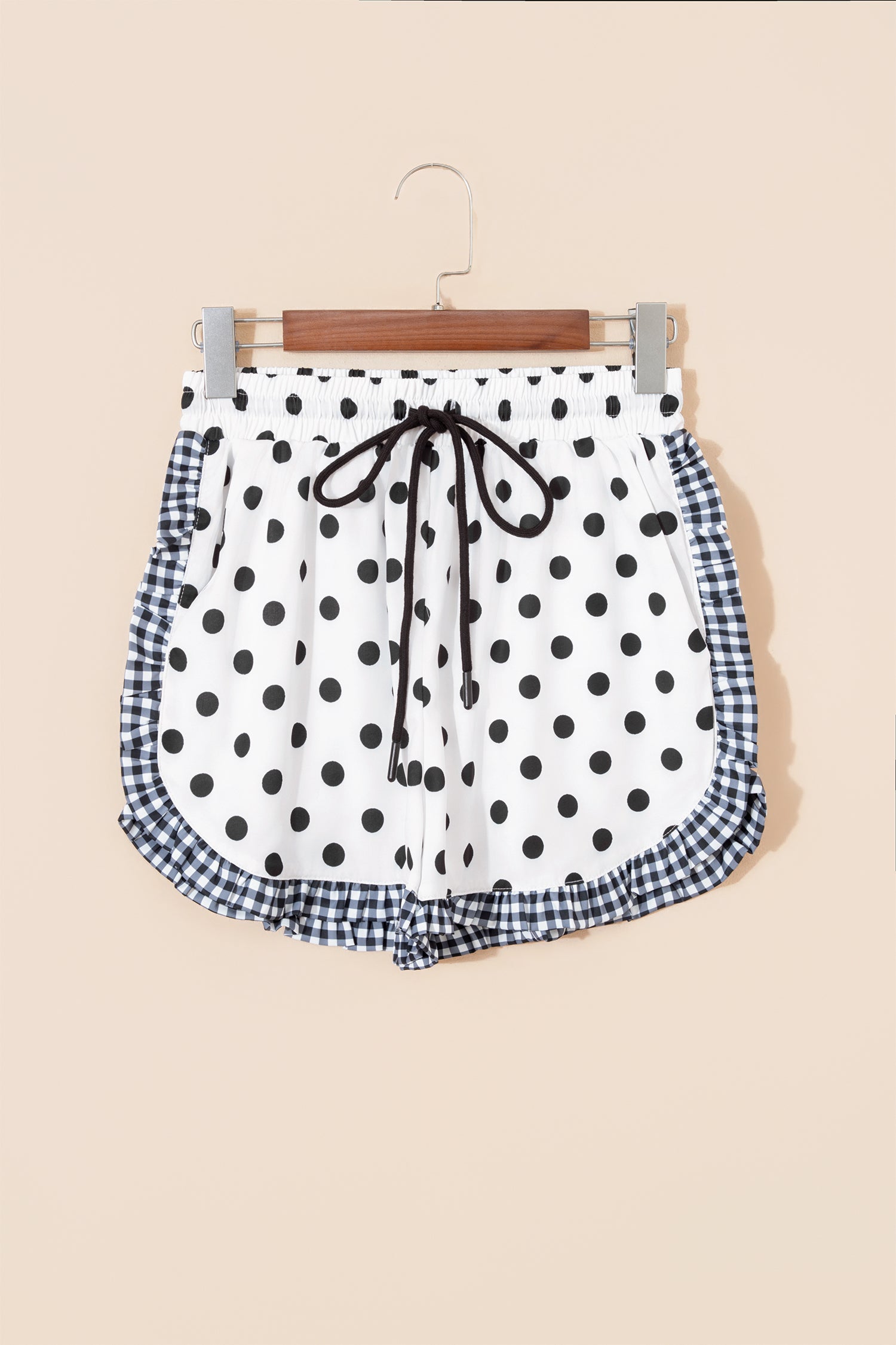 Polka Dot Ruffle Shorts