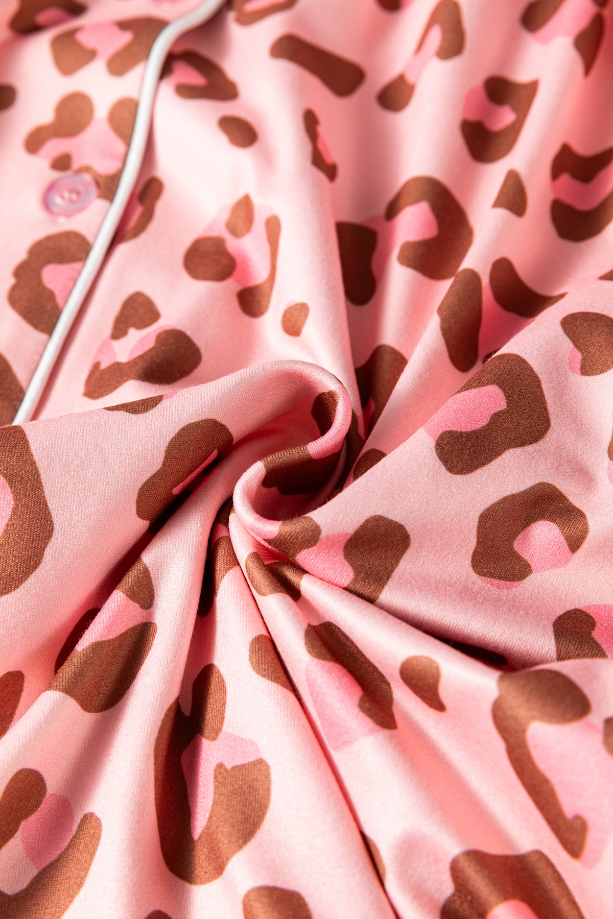 Pink Leopard Pajama Set