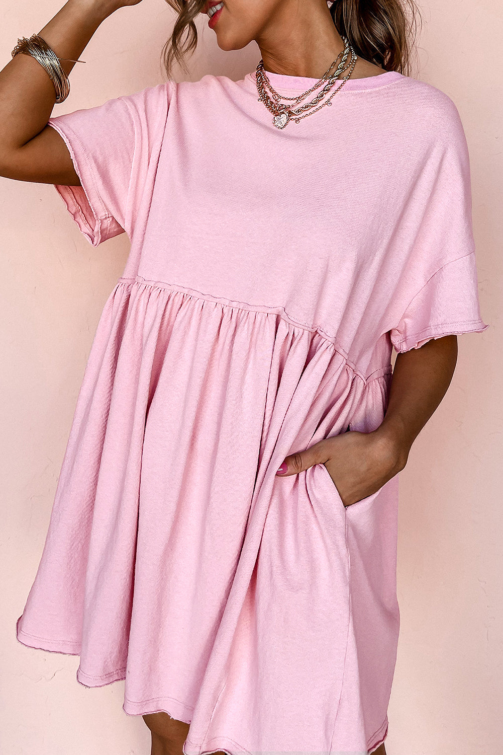 Babydoll Dress with Pockets