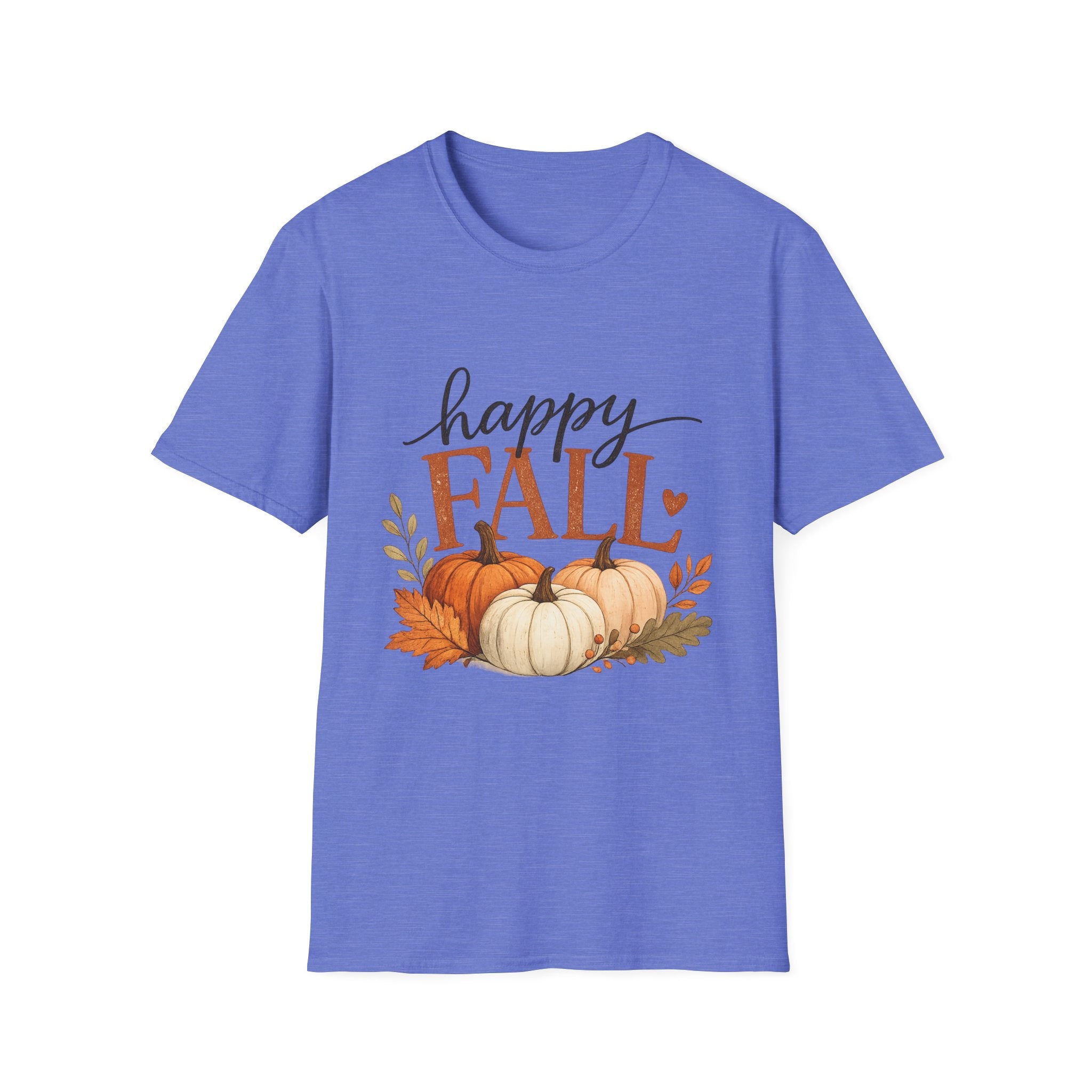 Happy Fall T-Shirt — Autumn Pumpkin Harvest Graphic Tee