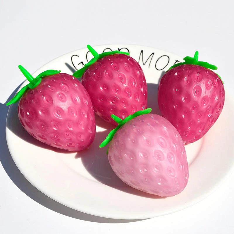 Big Strawberry Color Change Squishy