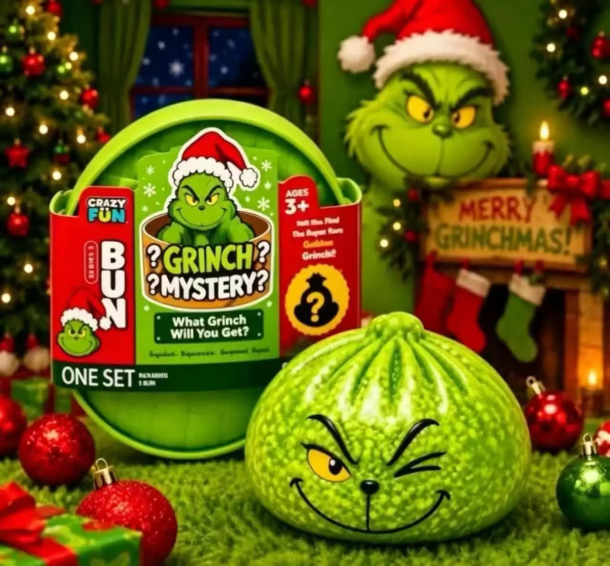 Grinch Dumpling Squishy