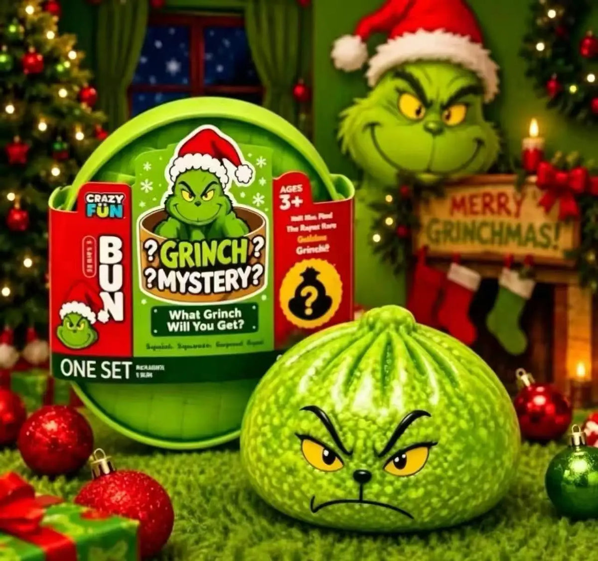 Grinch Dumpling Squishy