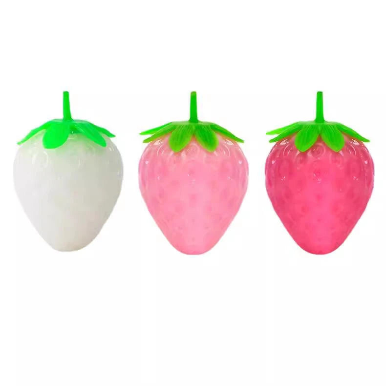 Big Strawberry Color Change Squishy