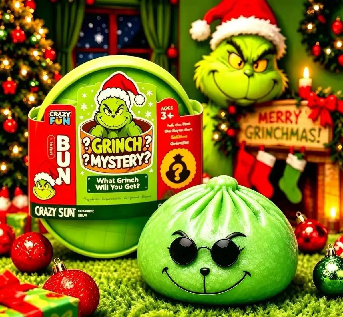 Grinch Dumpling Squishy