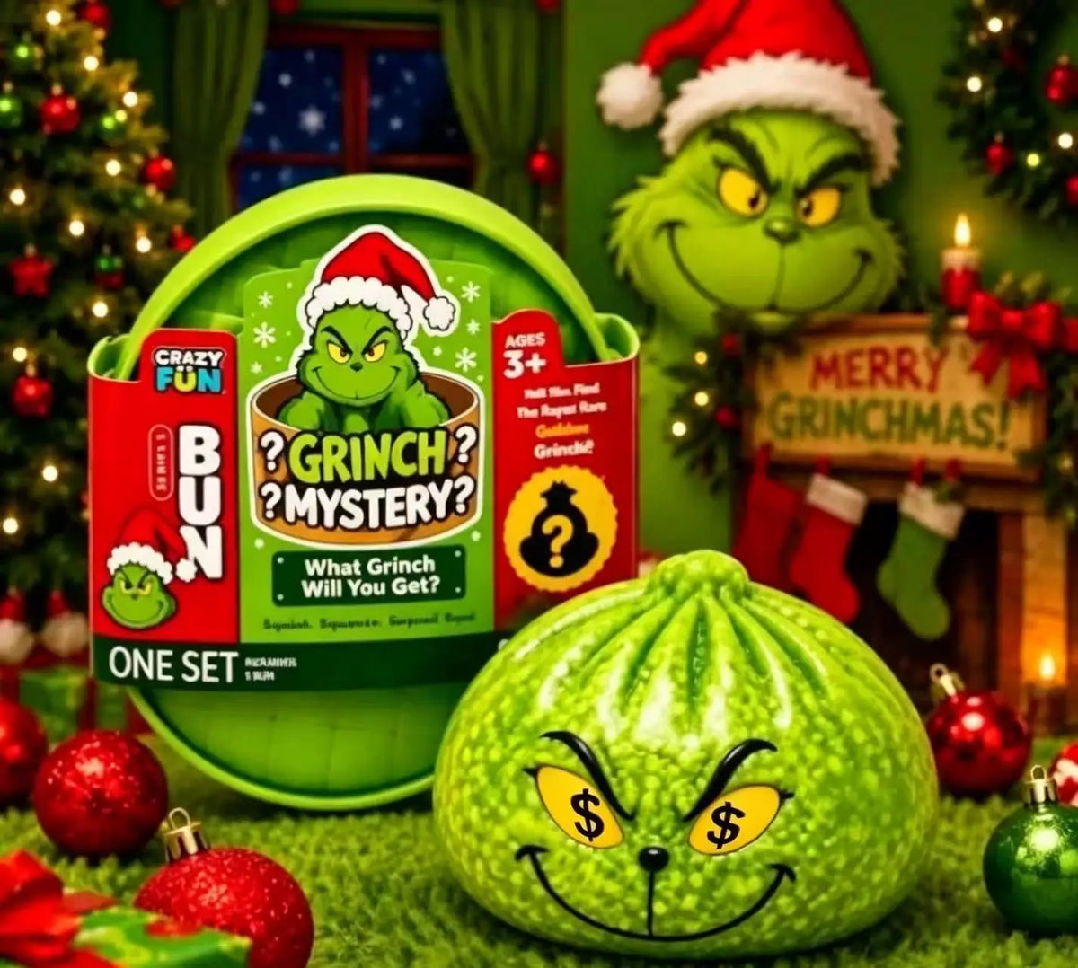 Grinch Dumpling Squishy
