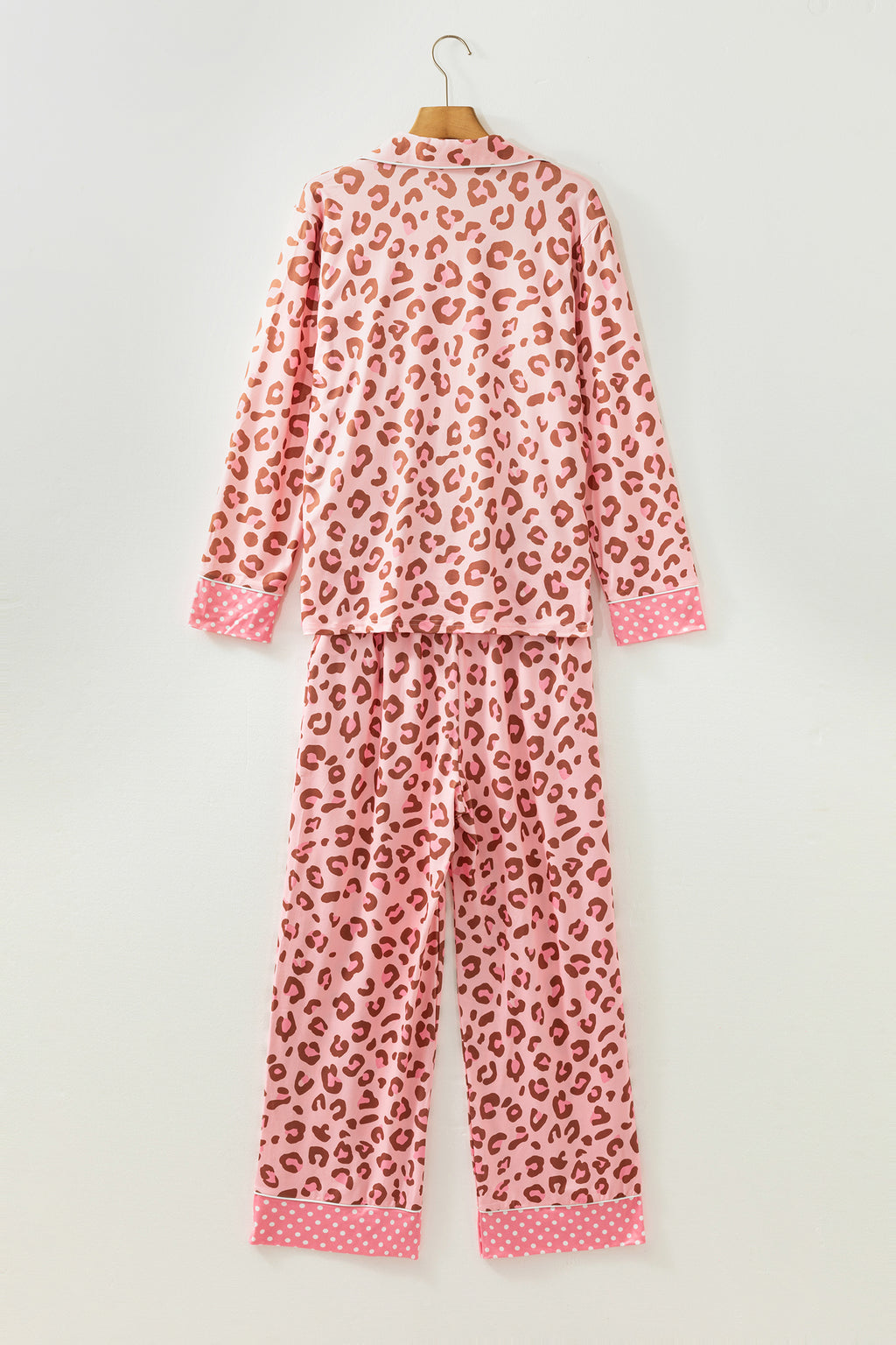 Pink Leopard Pajama Set