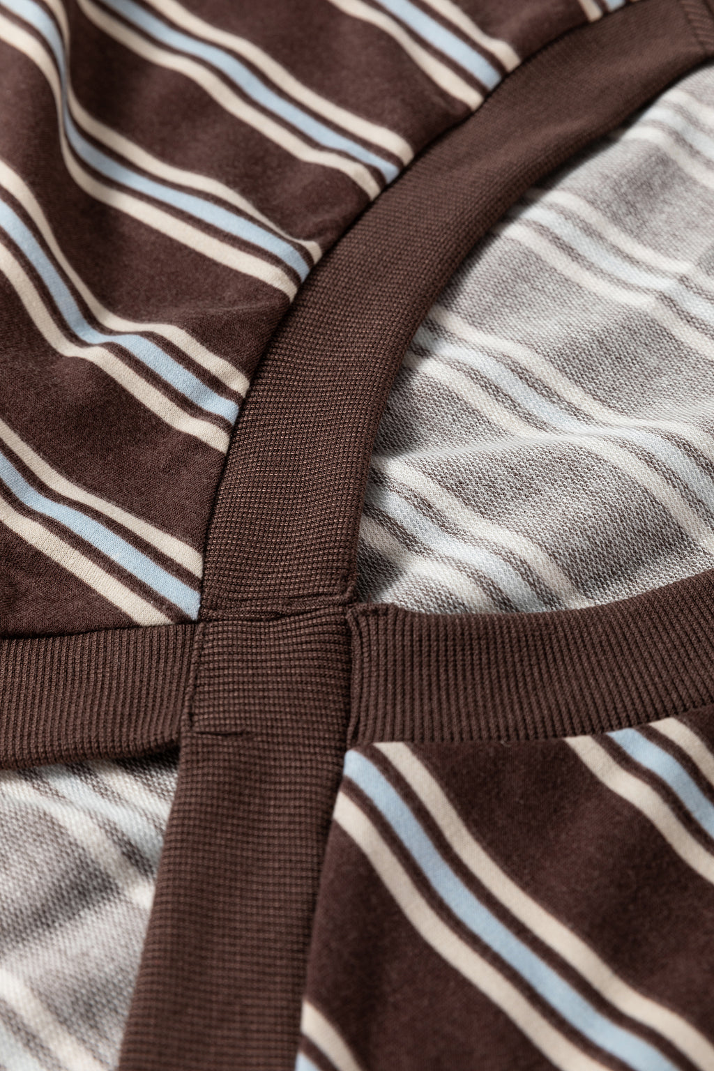 Stripe Cutout Long Sleeve and Wide Leg Pants