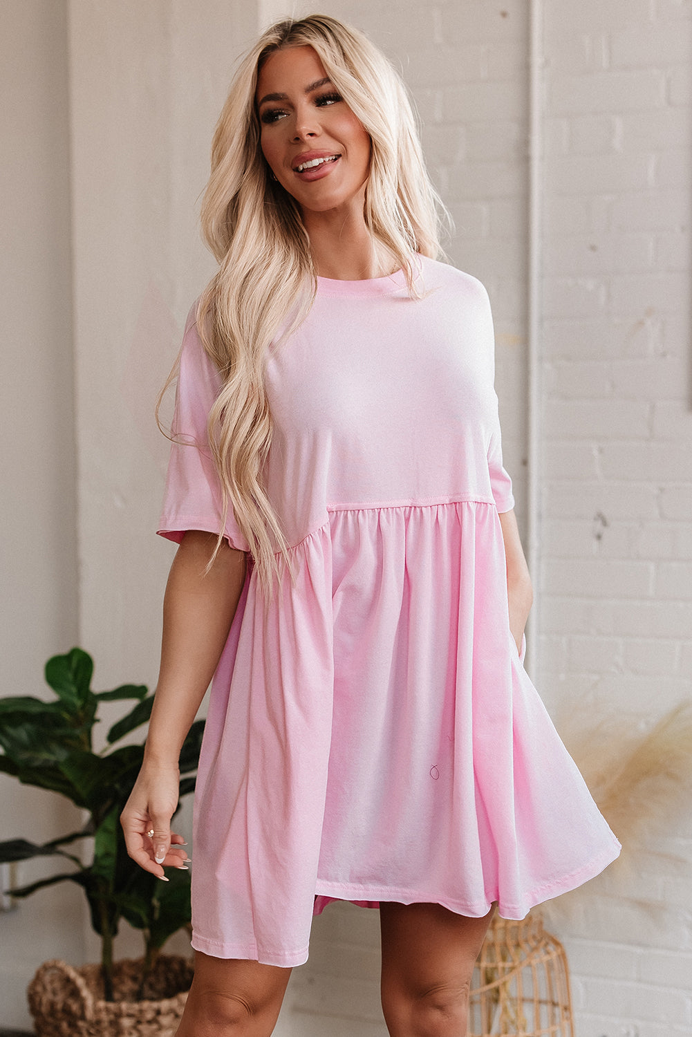 Babydoll Dress with Pockets