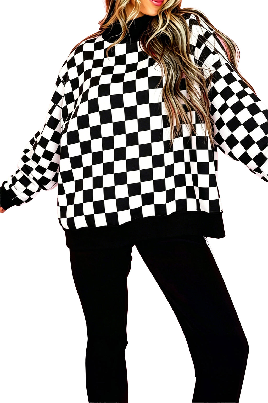 Checkered Sweatshirt
